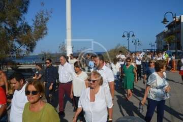 Procesión marítimo-terrestre de Melenara 2018 (Foto TA)
